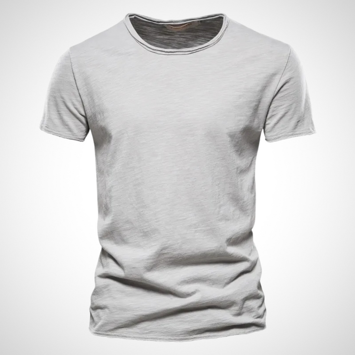 Klassiek ademend katoenen heren T-shirt – Marco