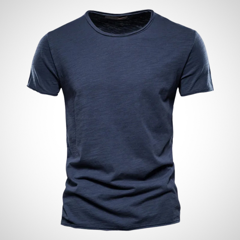 Klassiek ademend katoenen heren T-shirt – Marco