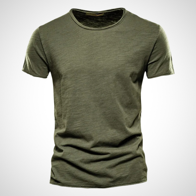 Klassiek ademend katoenen heren T-shirt – Marco