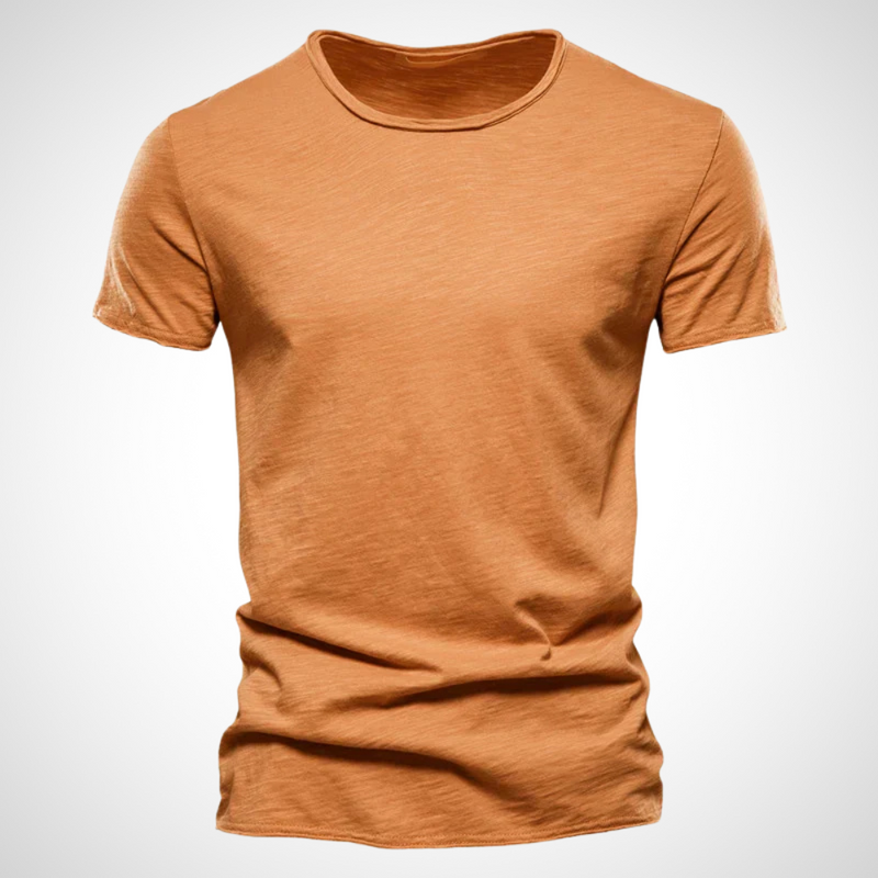Klassiek ademend katoenen heren T-shirt – Marco