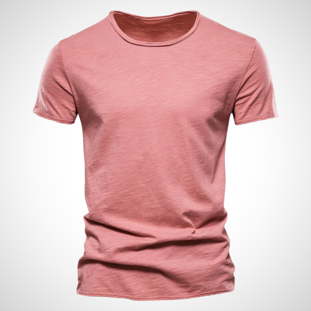 Klassiek ademend katoenen heren T-shirt – Marco