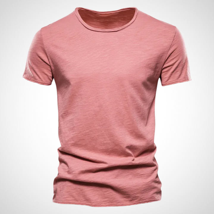 Klassiek ademend katoenen heren T-shirt – Marco