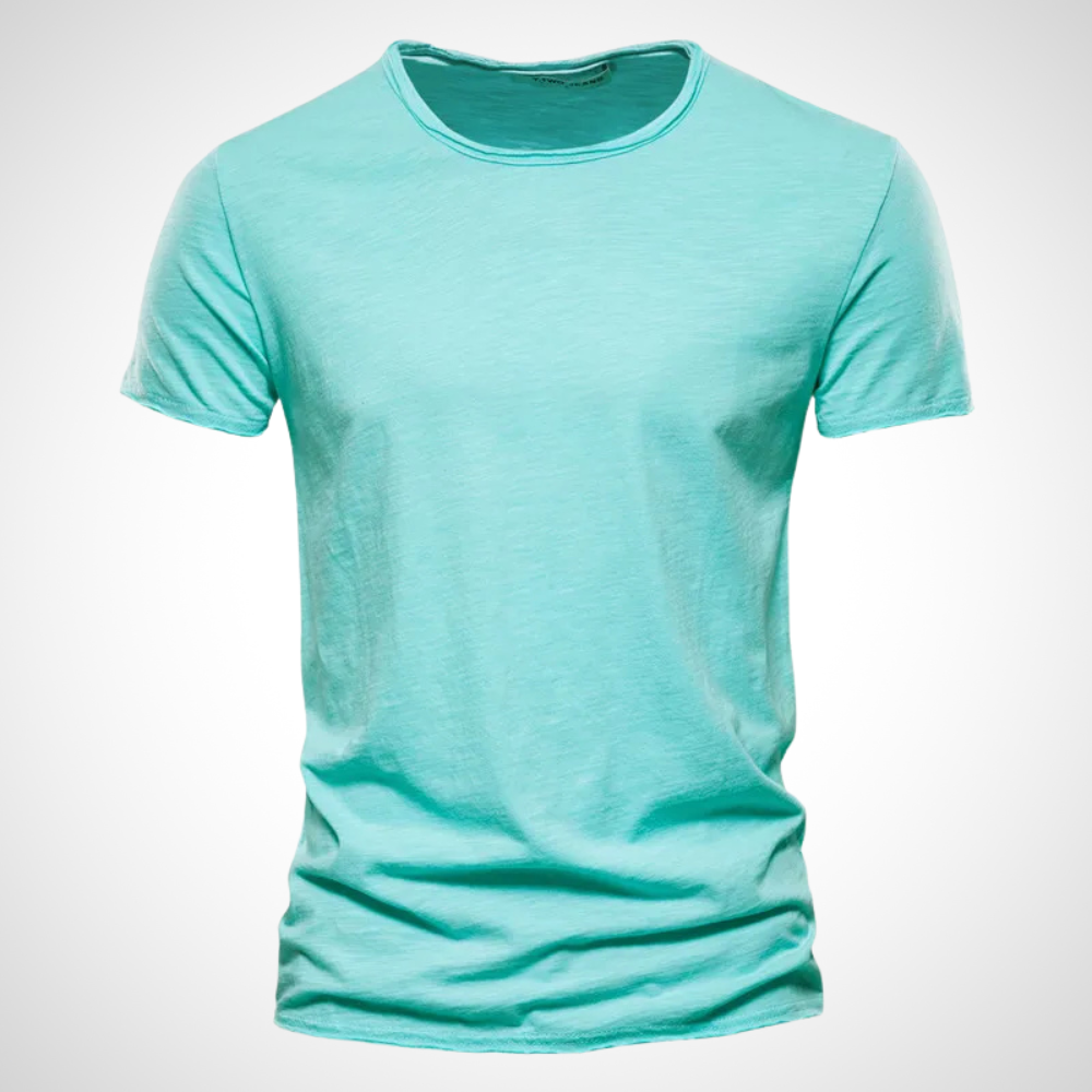 Klassiek ademend katoenen heren T-shirt – Marco