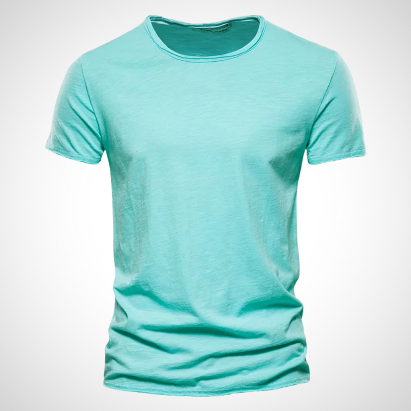 Klassiek ademend katoenen heren T-shirt – Marco