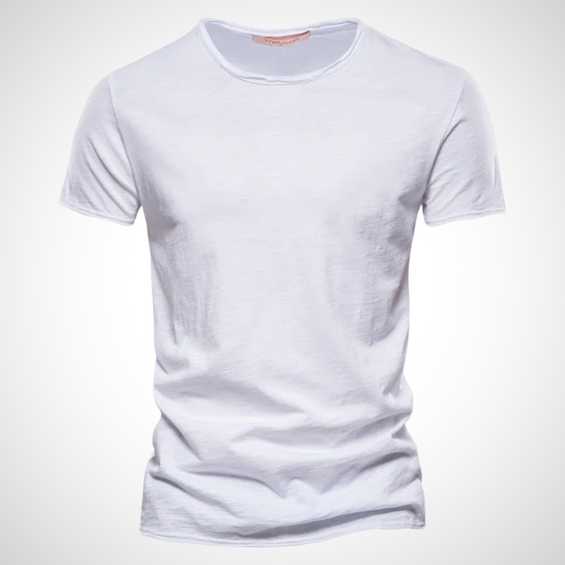 Klassiek ademend katoenen heren T-shirt – Marco