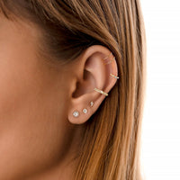Stylish Crown Earrings - Elina
