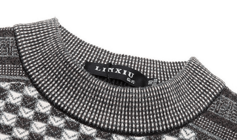 Men's Sweater with Plaid Pattern – Fabian