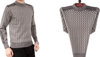 Men's Sweater with Plaid Pattern – Fabian