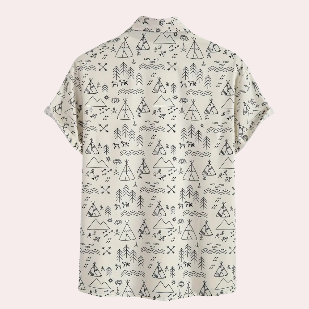 Casual Printed Shirt for Men - Emilio