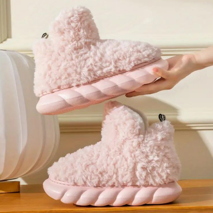 Nua - Comfy Teddy Slippers for Women