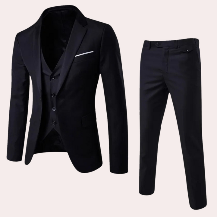 Three-Piece Formal Suit for Men - Leon