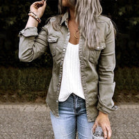 Stylish Women's Denim Jacket - Elisa