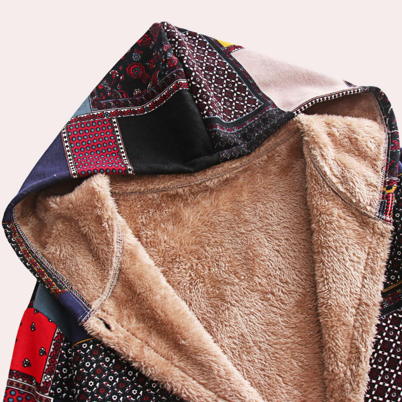 Warm Women's Jacket with Hood - Amara