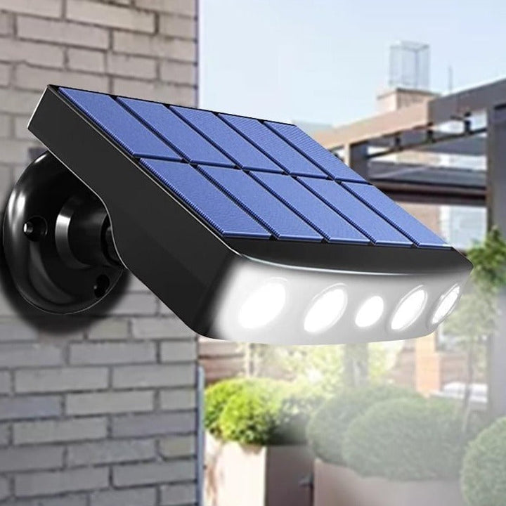 Iluminación exterior solar con sensor de movimiento – Lumina