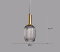Retro Glass Pendant Lamp - ColorVibe