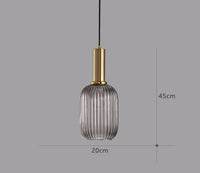 Retro Glass Pendant Lamp - ColorVibe