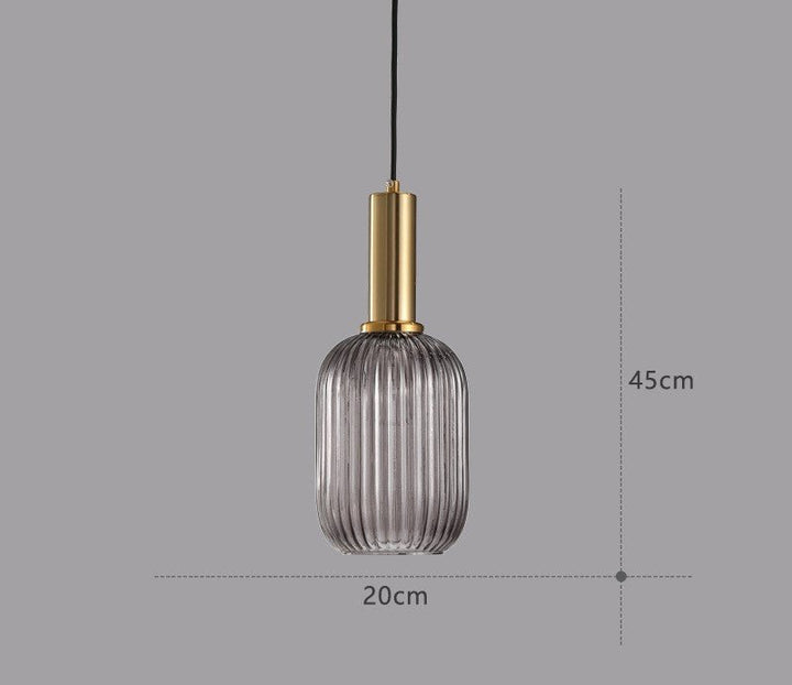 Retro Glass Pendant Lamp - ColorVibe