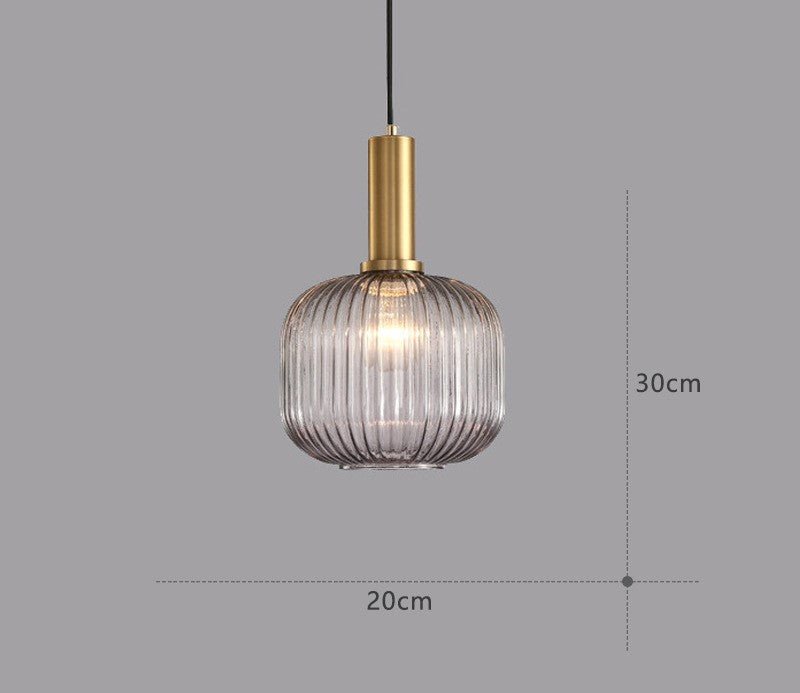 Retro Glass Pendant Lamp - ColorVibe