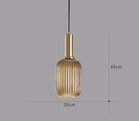 Retro Glass Pendant Lamp - ColorVibe
