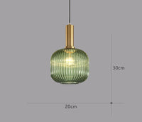 Retro Glass Pendant Lamp - ColorVibe