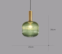 Retro Glass Pendant Lamp - ColorVibe