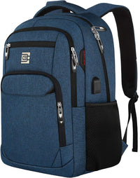 Slim Anti-Diefstal Laptop Rugzak met USB Oplaadpoort