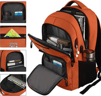 Slim Anti-Diefstal Laptop Rugzak met USB Oplaadpoort
