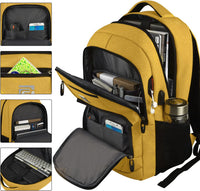 Slim Anti-Diefstal Laptop Rugzak met USB Oplaadpoort