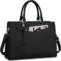 Waterdichte PU Leren Laptoptas met Multi-Pocket Ontwerp voor Dames