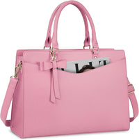 Waterdichte PU Leren Laptoptas met Multi-Pocket Ontwerp voor Dames