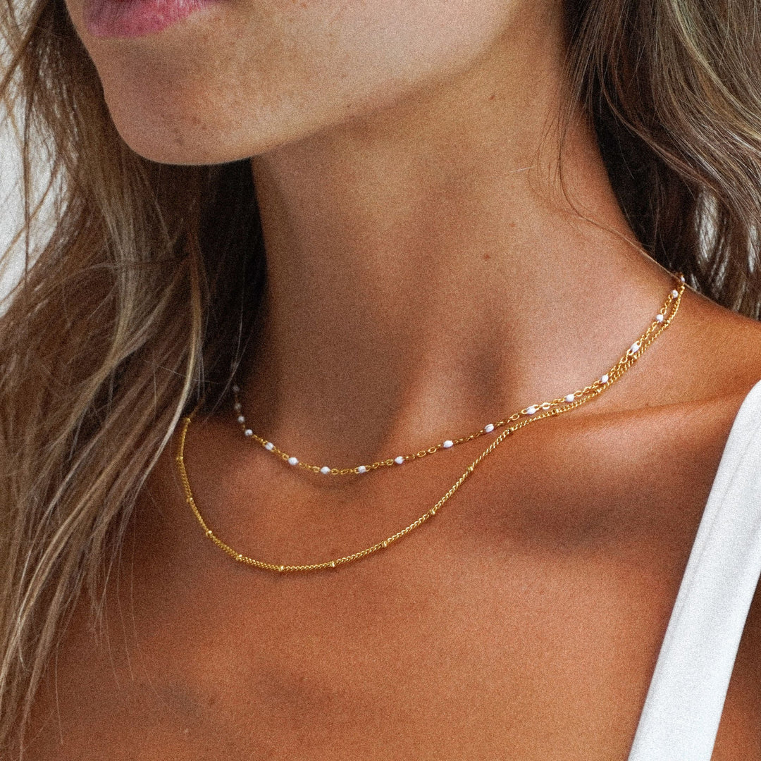 Double Beaded Choker - Amara