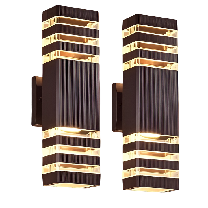 LED Outdoor Wall Light – Modern Up-and-Down Glow | Weatherproof 1