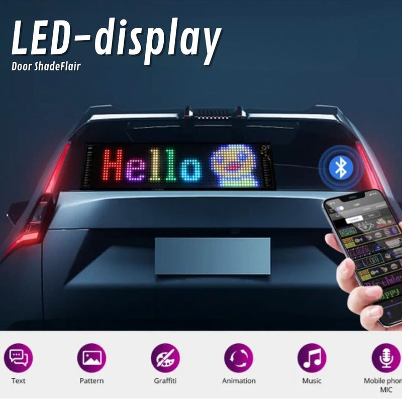Customizable LED Car Display - GlowSign