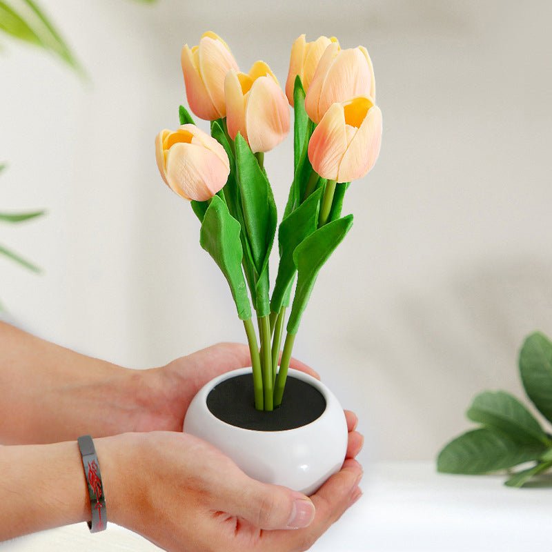 Decorative LED Tulip Table Lamp – Florima