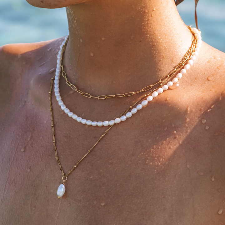 Paperclip Choker Necklace - Lina