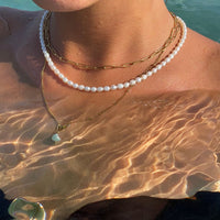 Paperclip Choker Necklace - Lina