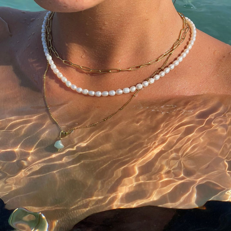 Paperclip Choker Necklace - Lina