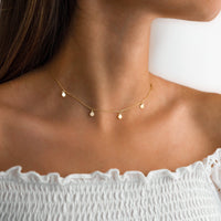 Necklace with Small Circles - Aylin
