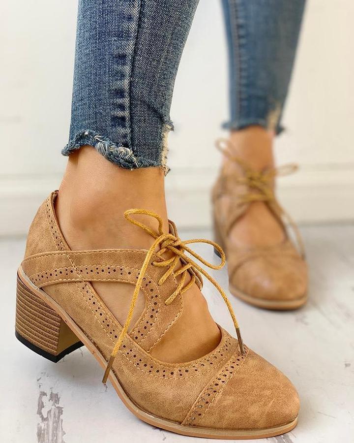 Ortodontyczne buty vintage - Lucia