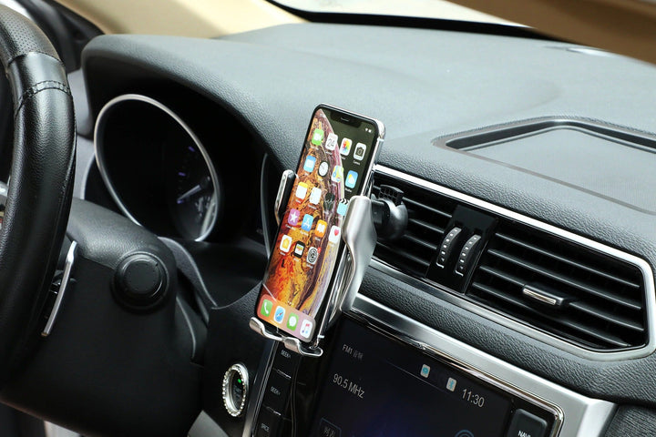 Automatische Telefoonhouder met Draadloze Oplader – GripCharge