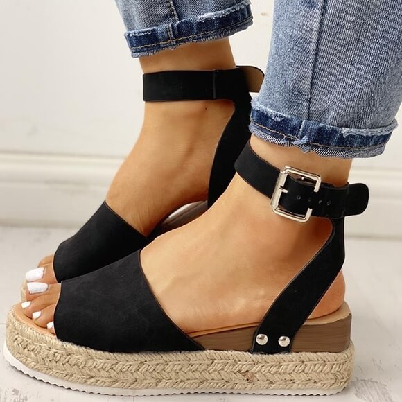 Trendy Women's Espadrille Summer Sandals – Liv