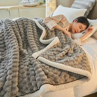 Double-sided Coral Velvet Blanket for Autumn & Winter – TurtleWarm