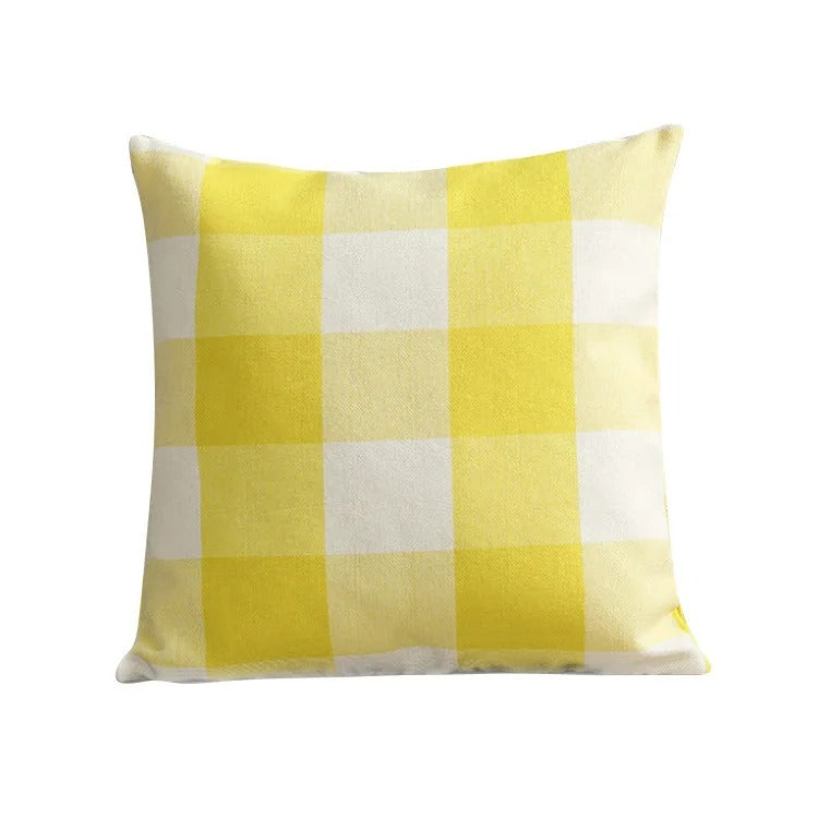 Gezellige Geruite Kussenhoes in Landhuisstijl – Autumn Plaid