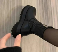 Women's Platform Chelsea Ankle Boots with Warm Lining – Liora