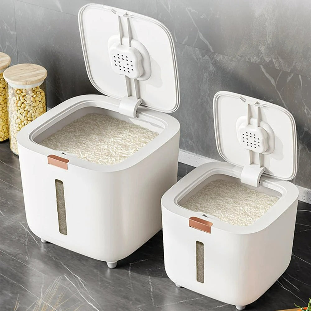 Airtight Grain Dispenser with Lid (5–10 kg) - GranoBox