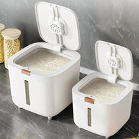 Airtight Grain Dispenser with Lid (5–10 kg) - GranoBox