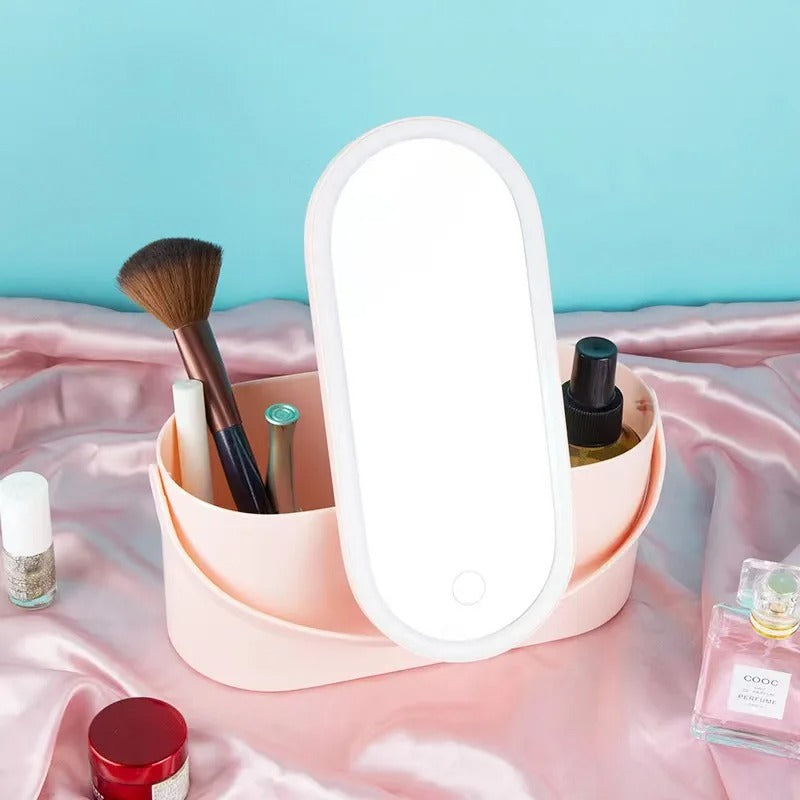 Makeup Case with LED Mirror - Lumivault