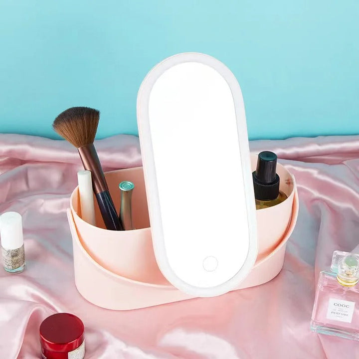 Makeup Case with LED Mirror - Lumivault