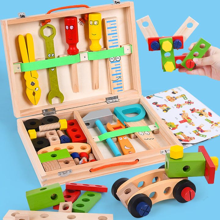 Interactive Wooden Building Set - MakerBox