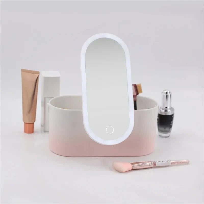 Makeup Case with LED Mirror - Lumivault